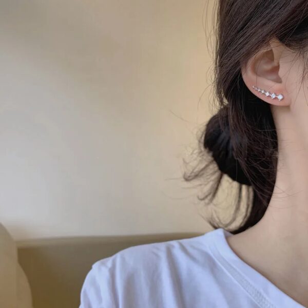 mini 7 star earrings - Image 4