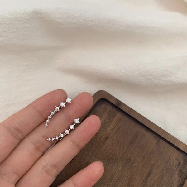 mini 7 star earrings - Image 3
