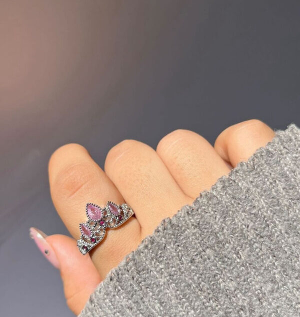 silver rapunzel ring - Image 3