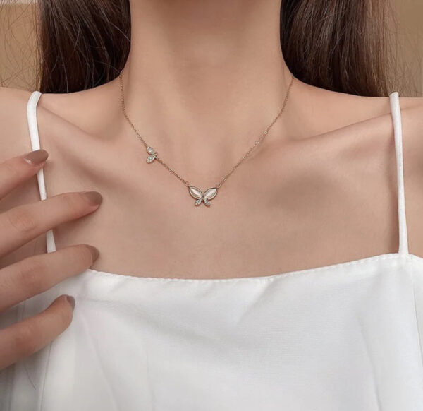 korean butterfly necklace - Image 2