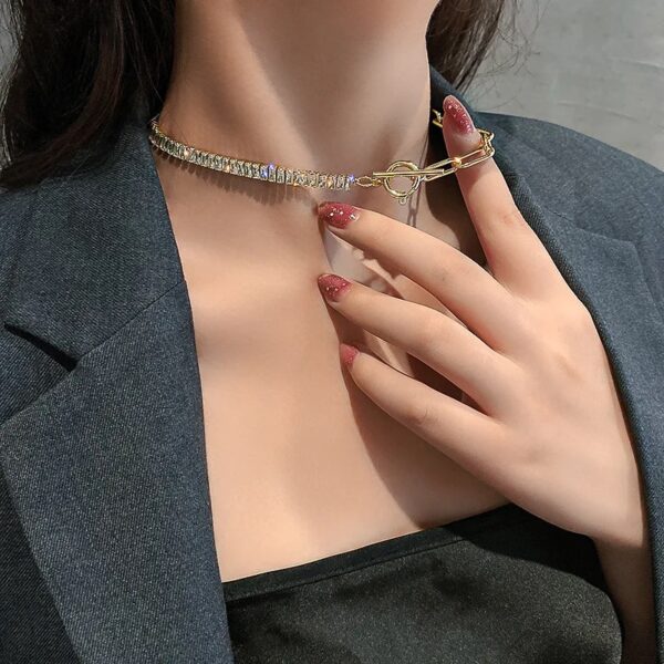 rhinestone choker