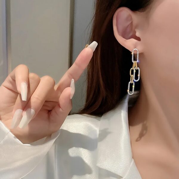 rhinestone earrings