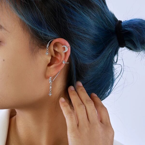 moon n star earcuff