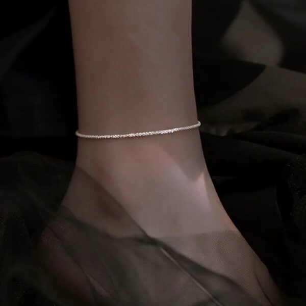 sterling silver anklet