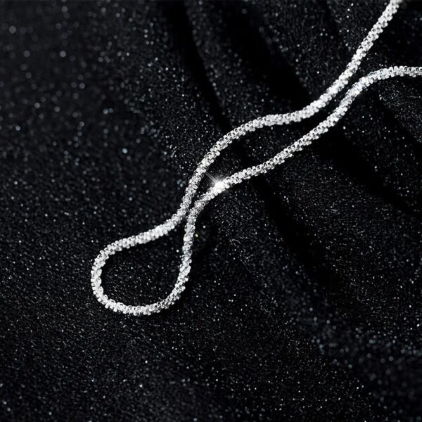 sterling silver anklet - Image 3