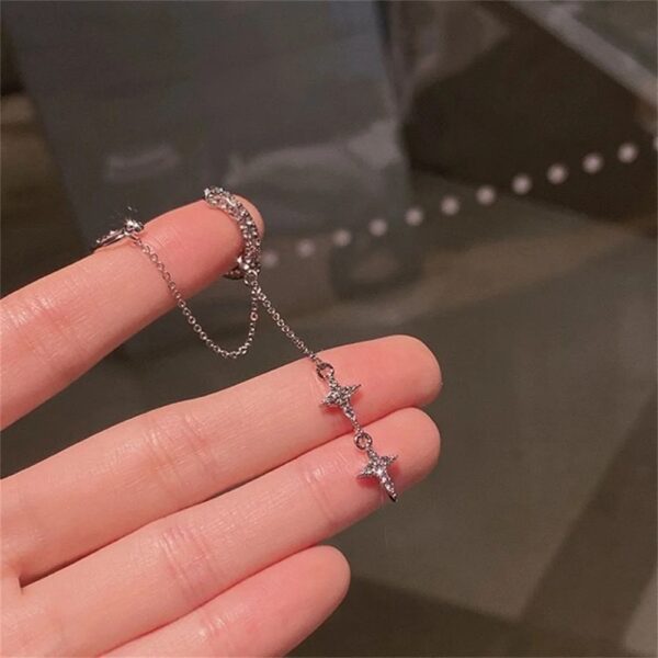 Sterling moon n star earcuff - Image 4