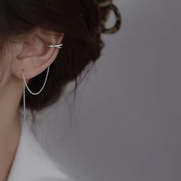 sterling silver earcuff - Image 3